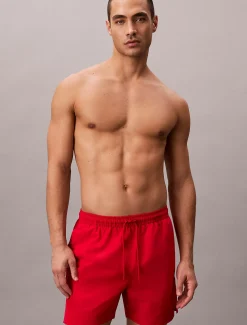 Calvin Klein Unifarbene Badehose^Herren BademodeFrisch Eingetroffen