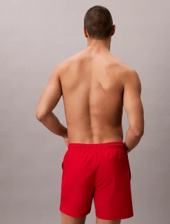 Calvin Klein Unifarbene Badehose^Herren BademodeFrisch Eingetroffen