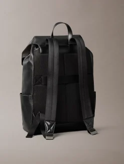 Calvin Klein Unifarbener Rucksack mit Klappe und Reißverschluss^Herren RucksäckeFrisch Eingetroffen|Taschen