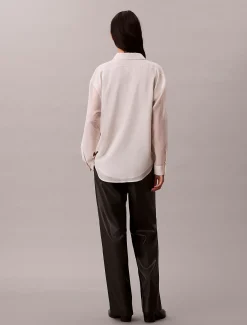 Calvin Klein Utility Tunika mit gerollten Ärmeln^Damen Hemden & Blusen