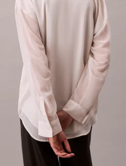 Calvin Klein Utility Tunika mit gerollten Ärmeln^Damen Hemden & Blusen