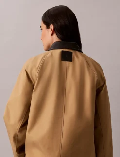 Calvin Klein Utility-Jacke aus Baumwoll-Twill-Mix^Damen JackenFrisch Eingetroffen