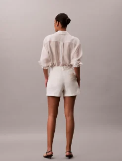 Calvin Klein Utility-Shorts aus Baumwoll-Twill^Damen Hosen & Shorts