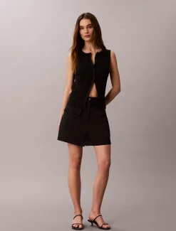 Calvin Klein Utility-Shorts aus Baumwoll-Twill^Damen Hosen & Shorts