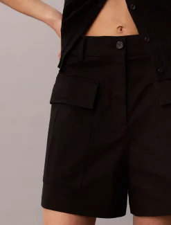 Calvin Klein Utility-Shorts aus Baumwoll-Twill^Damen Hosen & Shorts