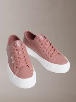 Calvin Klein Valentina - Plateau-Sneakers aus Leder^Damen SneakerFrisch Eingetroffen