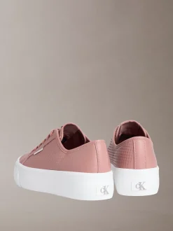 Calvin Klein Valentina - Plateau-Sneakers aus Leder^Damen SneakerFrisch Eingetroffen