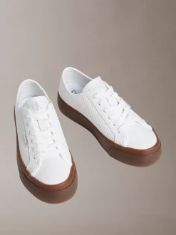 Calvin Klein Valentina - Plateau-Sneakers aus Leder^Damen SneakerFrisch Eingetroffen