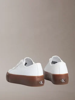 Calvin Klein Valentina - Plateau-Sneakers aus Leder^Damen SneakerFrisch Eingetroffen