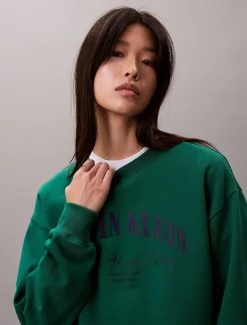 Calvin Klein Varsity Logo-Sweatshirt^Damen Sweatshirts & Hoodies