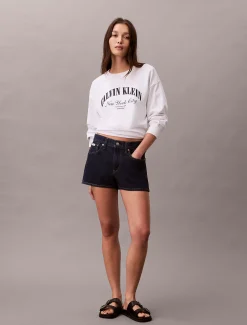 Calvin Klein Varsity Logo-Sweatshirt^Damen Sweatshirts & Hoodies