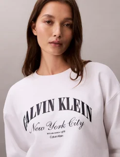 Calvin Klein Varsity Logo-Sweatshirt^Damen Sweatshirts & Hoodies