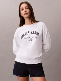 Calvin Klein Varsity Logo-Sweatshirt^Damen Sweatshirts & Hoodies