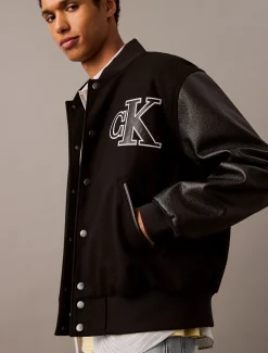 Calvin Klein Varsity-Bomberjacke^Herren JackenFrisch Eingetroffen