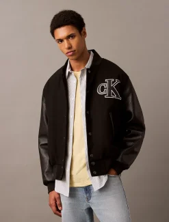 Calvin Klein Varsity-Bomberjacke^Herren JackenFrisch Eingetroffen