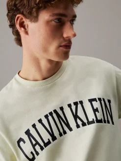 Calvin Klein Varsity-Logo-T-Shirt mit Rundhalsausschnitt^Herren T-shirts