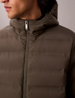 Calvin Klein Verstaubar Aufgesticktes Logo Gesteppt Steppjacke^Herren Stepp Jacken|JackenFrisch Eingetroffen