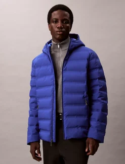 Calvin Klein Verstaubar Aufgesticktes Logo Gesteppt Steppjacke^Herren Stepp Jacken|JackenFrisch Eingetroffen