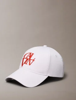 Calvin Klein Verstellbare Cap aus UV-geschütztem Twill mit Logo^Damen Schals & Handschuhe