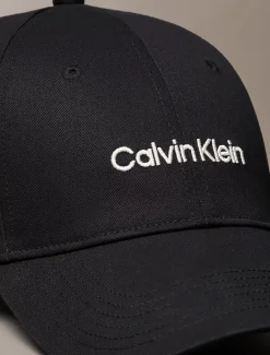 Calvin Klein Verstellbare Kappe aus Baumwoll-Twill^Damen Schals & Handschuhe