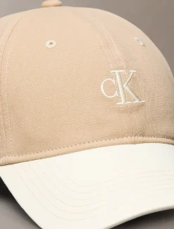Calvin Klein Verstellbare Kappe mit Canvas-Logo-Stickerei^Herren Kappen & MützenFrisch Eingetroffen