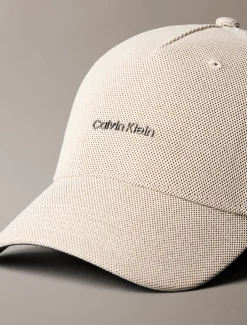 Calvin Klein Verstellbare Logo-Kappe aus Canvas-Struktur^Herren Kappen & MützenFrisch Eingetroffen