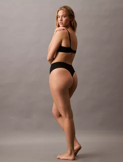 Calvin Klein Vorgeformter Shapewear-String - Stay Put Mesh^Damen Shapewear|Unterhosen