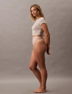 Calvin Klein Vorgeformter Shapewear-String - Stay Put Mesh^Damen Unterhosen|Shapewear