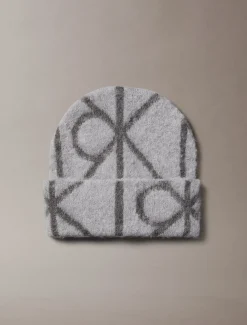 Calvin Klein Warme Logo-Mütze aus Wollgemisch^Herren Kappen & MützenFrisch Eingetroffen