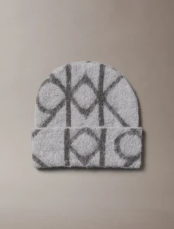 Calvin Klein Warme Logo-Mütze aus Wollgemisch^Herren Kappen & MützenFrisch Eingetroffen