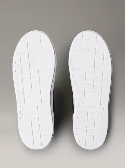 Calvin Klein Warme Plateau-Sneakers aus Leder für den Winter^Damen SneakerFrisch Eingetroffen