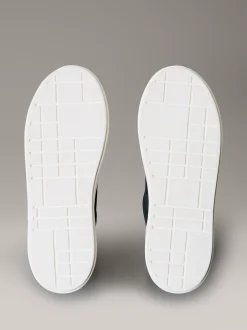 Calvin Klein Warme Plateau-Sneakers aus Leder für den Winter^Damen SneakerFrisch Eingetroffen