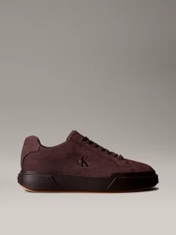 Calvin Klein Warme, strapazierfähige Leder-Sneakers mit guter Traktion^Herren SneakerFrisch Eingetroffen