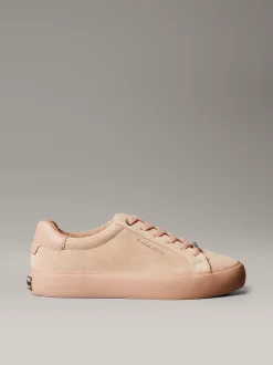 Calvin Klein Warme Winter-Turnschuhe aus Wildleder^Damen SneakerFrisch Eingetroffen