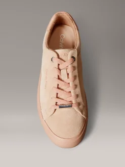 Calvin Klein Warme Winter-Turnschuhe aus Wildleder^Damen SneakerFrisch Eingetroffen