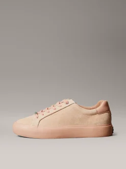 Calvin Klein Warme Winter-Turnschuhe aus Wildleder^Damen SneakerFrisch Eingetroffen