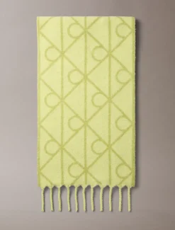 Calvin Klein Warmer Logo-Schal aus Wollgemisch^Damen Schals & Handschuhe|Schals & Handschuhe