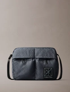 Calvin Klein Wasserabweisende Crossbody-Kameratasche aus Ripstop^Herren Umhängetaschen & Schultertaschen|Taschen