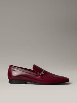 Calvin Klein Weiche Loafers aus Leder mit quadratischer Spitze^Damen Flache Schuhe