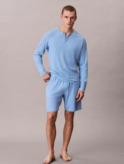 Calvin Klein Weiche Pyjama-Shorts mit Waffelstruktur^Herren Nachtwäsche & LoungewearFrisch Eingetroffen