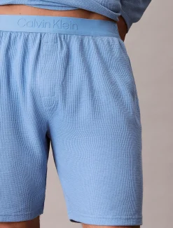 Calvin Klein Weiche Pyjama-Shorts mit Waffelstruktur^Herren Nachtwäsche & LoungewearFrisch Eingetroffen