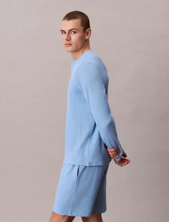 Calvin Klein Weiche Pyjama-Shorts mit Waffelstruktur^Herren Nachtwäsche & LoungewearFrisch Eingetroffen