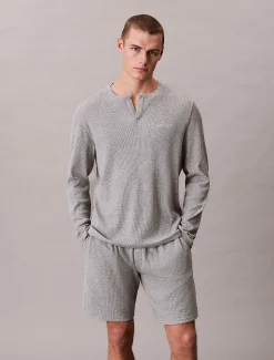 Calvin Klein Weiche Pyjama-Shorts mit Waffelstruktur^Herren Nachtwäsche & LoungewearFrisch Eingetroffen