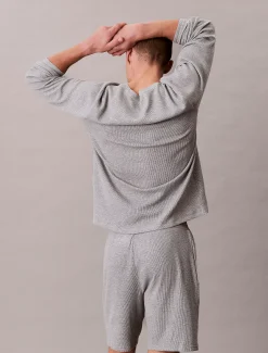 Calvin Klein Weiche Pyjama-Shorts mit Waffelstruktur^Herren Nachtwäsche & LoungewearFrisch Eingetroffen