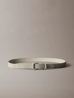 Calvin Klein Weicher Wildleder-Gürtel mit klobiger Metallschnalle^Damen Gürtel