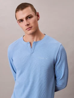 Calvin Klein Weiches Pyjama-Top mit Waffelstruktur^Herren Nachtwäsche & LoungewearFrisch Eingetroffen