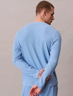 Calvin Klein Weiches Pyjama-Top mit Waffelstruktur^Herren Nachtwäsche & LoungewearFrisch Eingetroffen