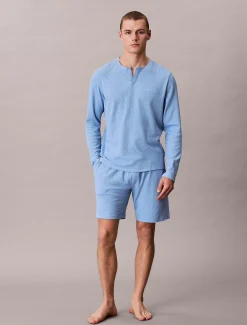 Calvin Klein Weiches Pyjama-Top mit Waffelstruktur^Herren Nachtwäsche & LoungewearFrisch Eingetroffen