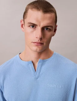 Calvin Klein Weiches Pyjama-Top mit Waffelstruktur^Herren Nachtwäsche & LoungewearFrisch Eingetroffen