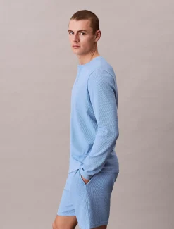 Calvin Klein Weiches Pyjama-Top mit Waffelstruktur^Herren Nachtwäsche & LoungewearFrisch Eingetroffen